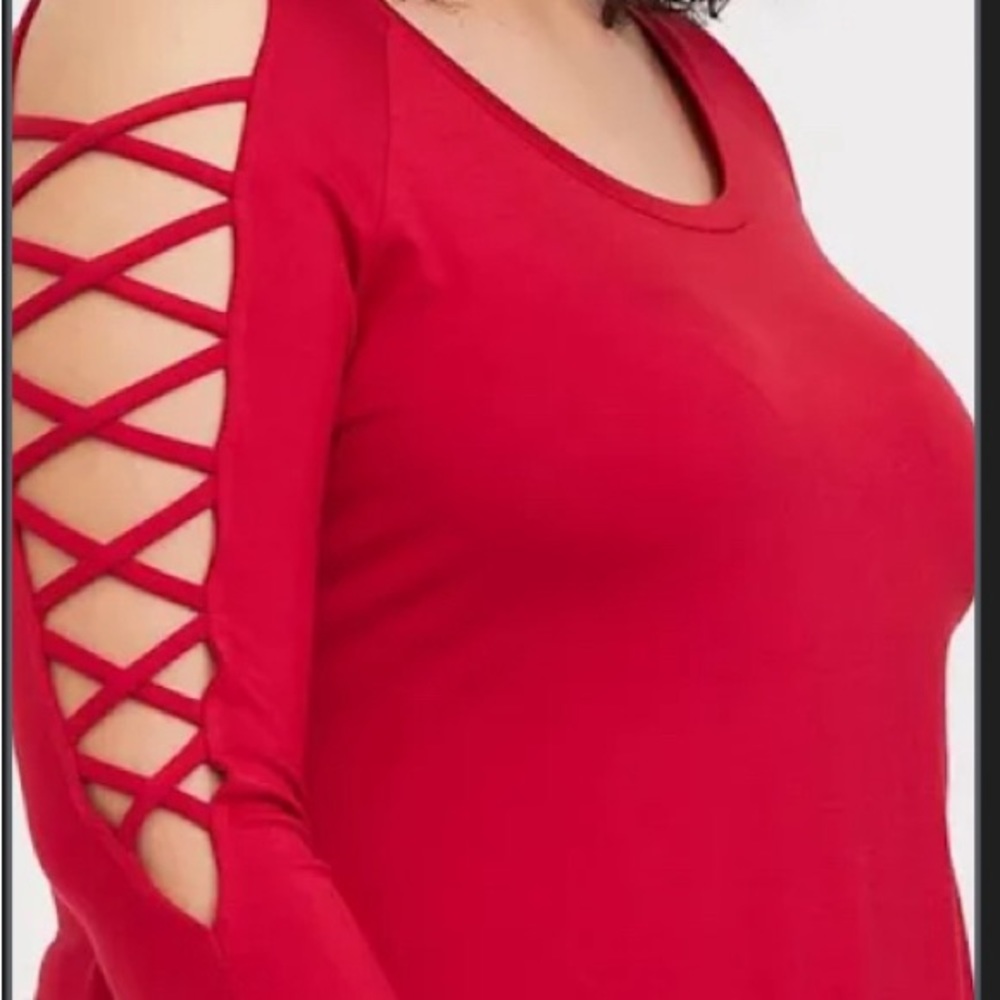 Red super soft knits size 1